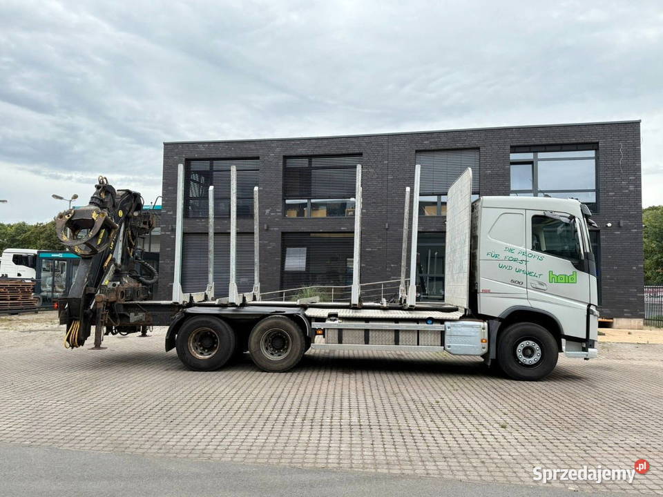 Volvo FH 500 6x4 klonice dzwig do drewna do Warszawa