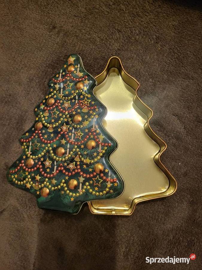 Choinka Metalowe pudełko