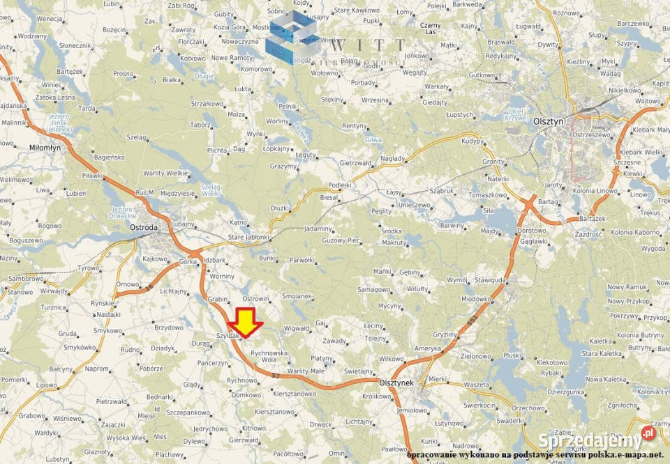 Grunt 1143m2 Szyldak Parkowa szambo