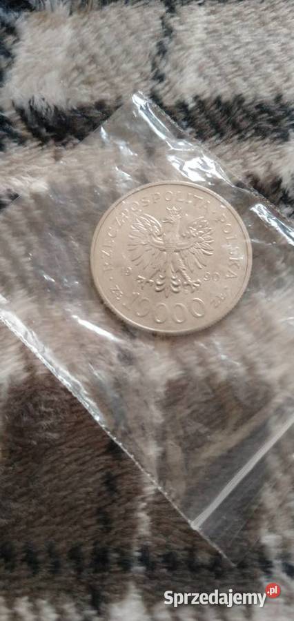 Moneta 10000 Solidarność 1990 r Kalisz sprzedam