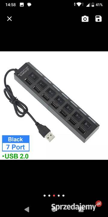Rozgałęźnik USB 7 portów Łódź