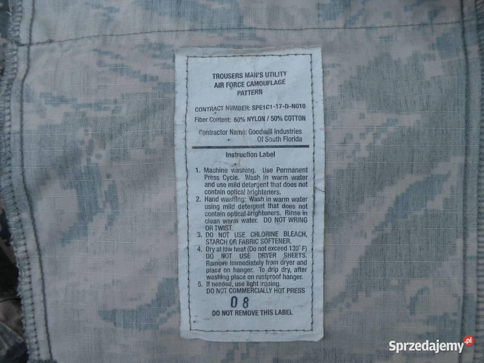Spodnie ABU tiger stripes 32S ripstop 2 Wrocław