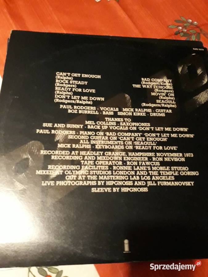 BAD COMPANY Bad Company 1974debiutancki album Płyty i kasety Muzyka Rzeszów sprzedam