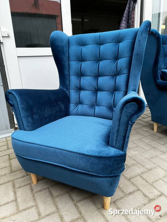 Fotel Uszak Wybór Tkanin Indywidualne Zamówienie wielkopolskie Kliny