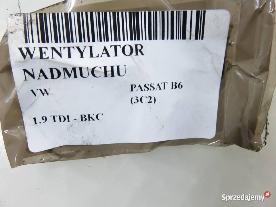 DMUCHAWA VW PASSAT B6 1K1819015 osobowe sprzedam