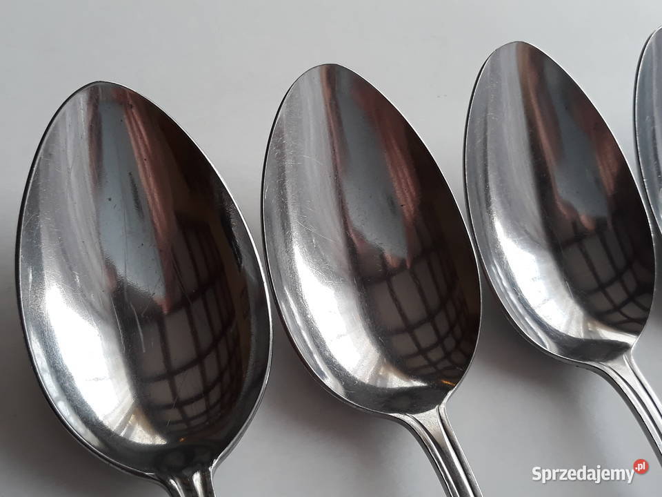 Duże łyżki obiadowe 1 SATURN sztućce PRL Dąbrowa Górnicza sprzedam