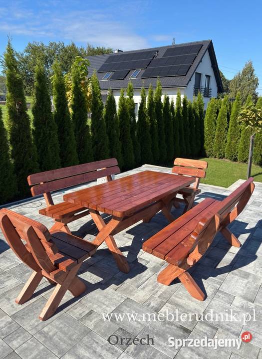 Meble ogrodowe drewniane wysyłka promocja Łódź