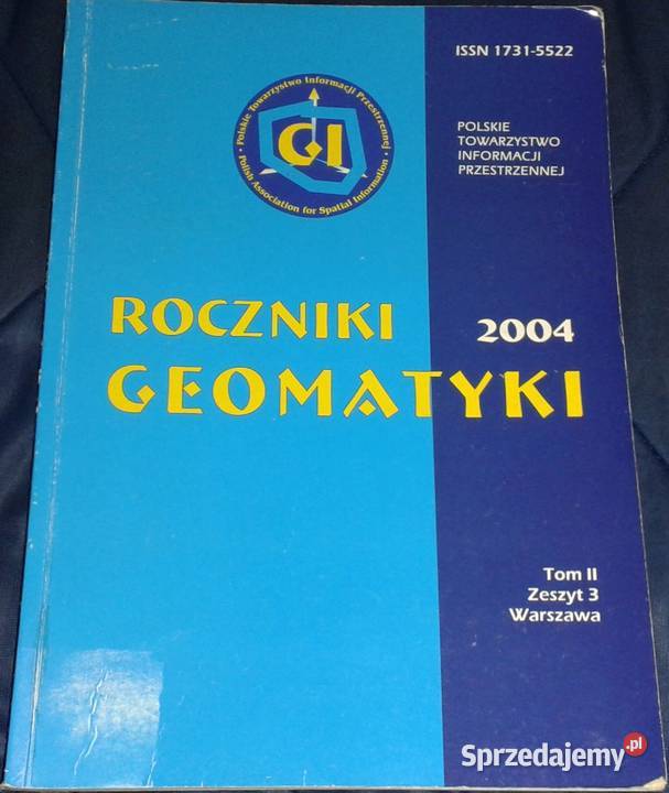 Roczniki Geomatyki 2004 Tom 2 Zeszyt 3 Marek Rok wydania 2004 Chełm