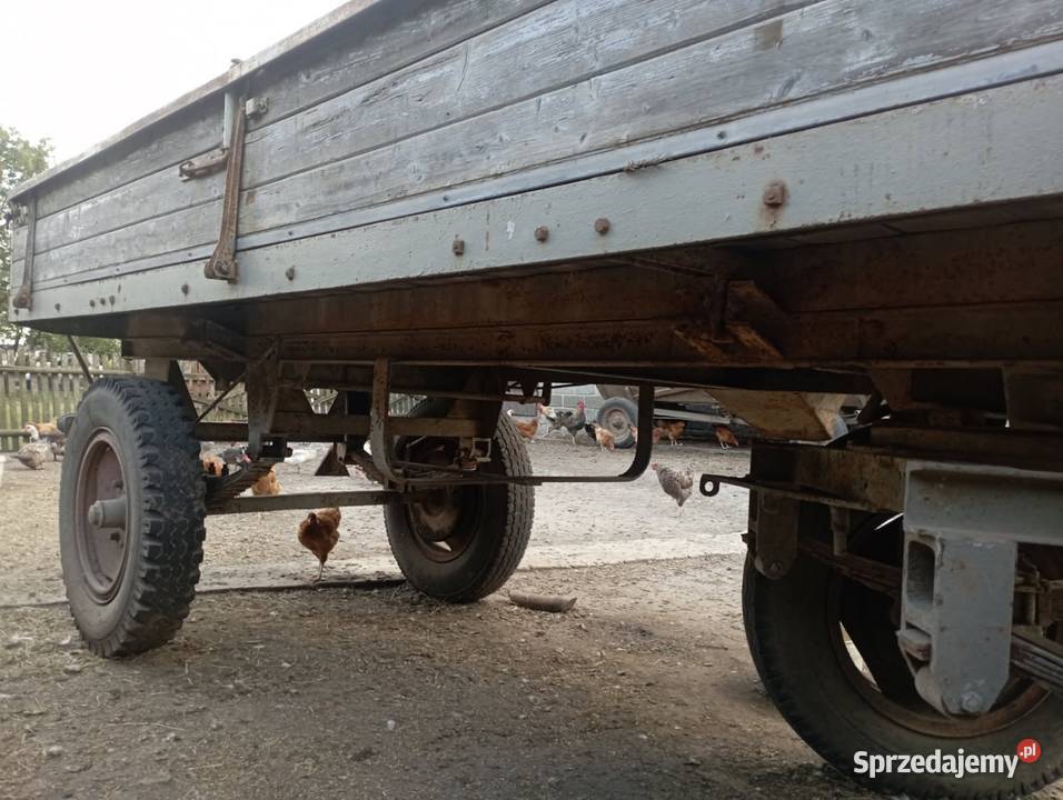 Przyczepa wóz rolnicza z wywrotem Ruda Wołoska
