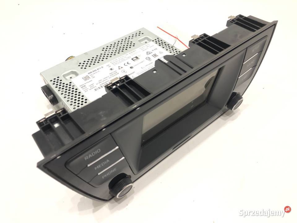 RADIO SKODA FABIA III 6V0035871D ODTWARZACZ osobowe podkarpackie
