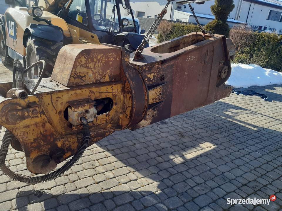 Nożyce hydrauliczne obrotowe do cięcia złomu tak małopolskie Maków Podhalański