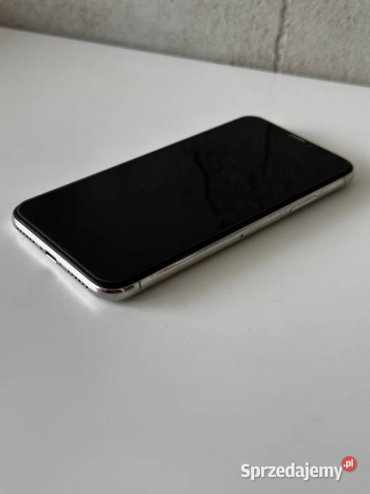 iPhone X 10 256GB srebrny Silver STAN IDEALNY Łódź