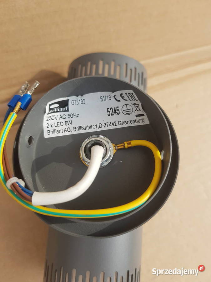 Kinkiet ścienny TUBA LED na klatkę schodową Warszawa