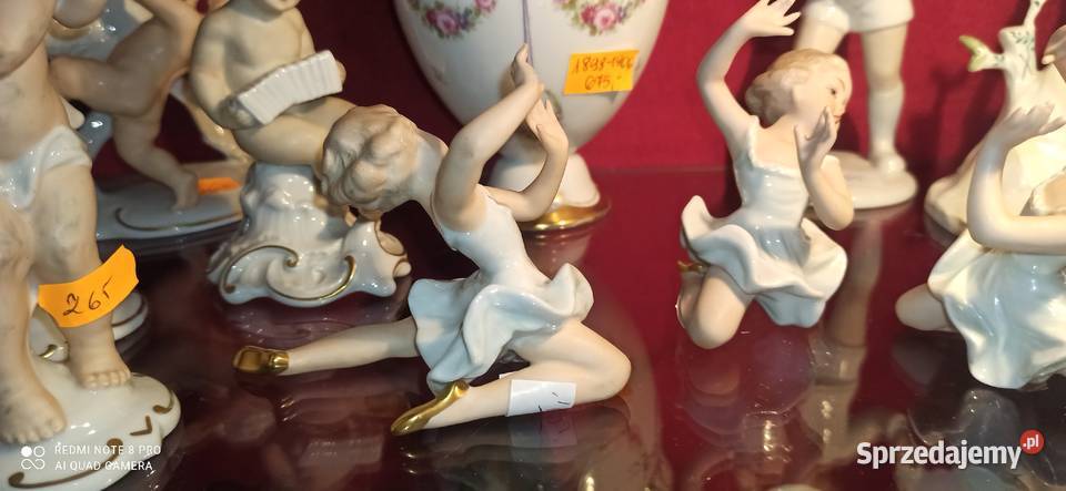 Figurka baletnicy Wallendorf W 1764 Syg 1964 r pomorskie Gdańsk
