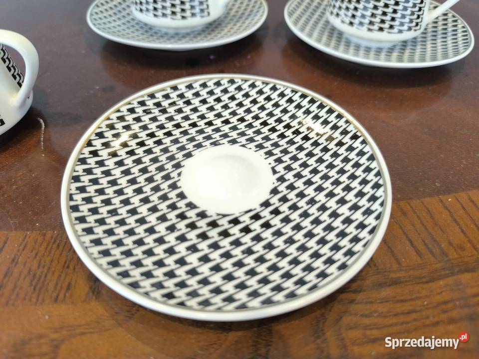 Piękny unikalny zestaw do kawy espresso 5 części Łódź