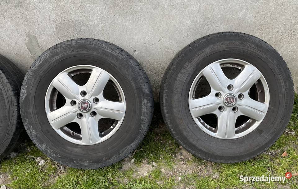 Koła Felgi aluminiowe Fiat Ducato Kamper 16c Fiat (oryginalne) Iława
