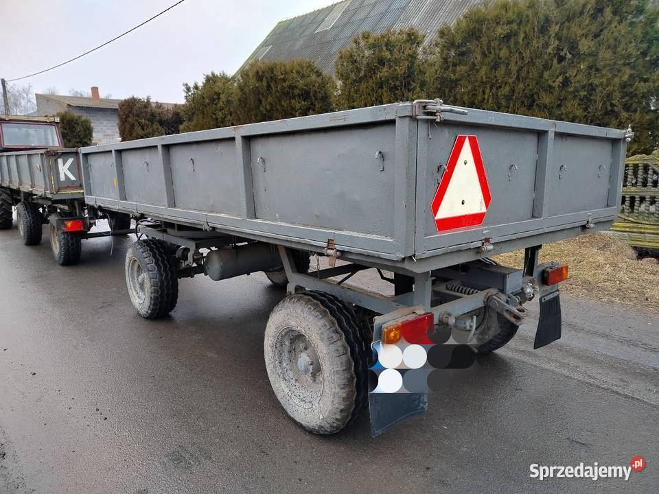 Sprzedam przyczepy wywrotki zarejestrowane Wieczyn