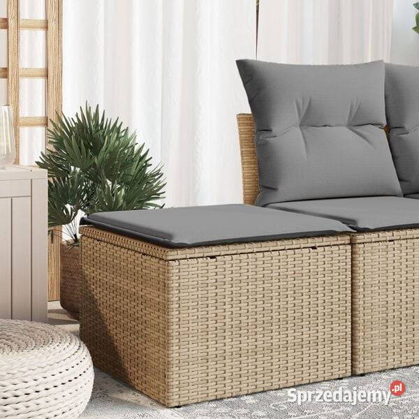 vidaXL Stołek ogrodowy z poduszką Warszawa