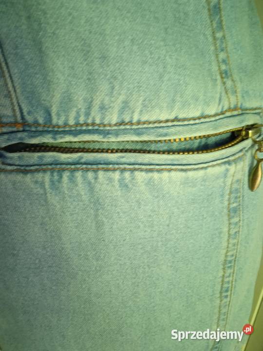 DŻINSOWY ŻAKIET Z KRÓTKIMI RĘKAWAMI r 44 Rozmiar 44(XXL) Piła