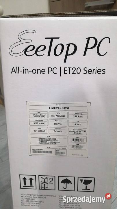 Komputer Allinone ASUS EeeTop PC ET2002T Nowy Tomyśl