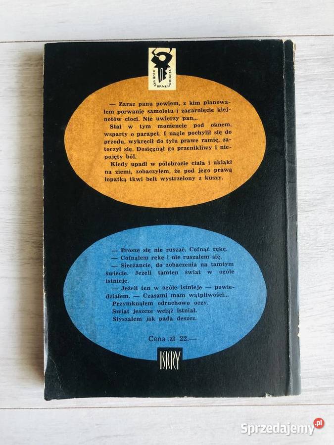 Książka Plama ciemności A Wydarzyński kryminał miękka Proza i poezja łódzkie