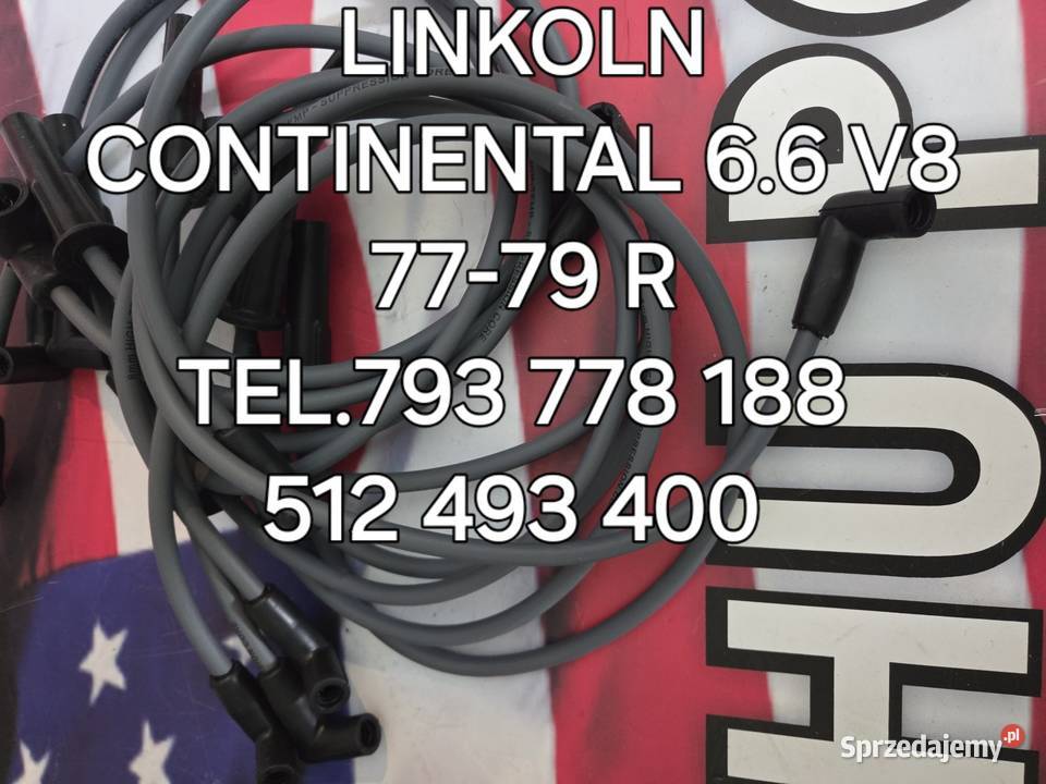 PRZEWODY ZAPLONOWE LINCOLN CONTINENETAL 66V 8