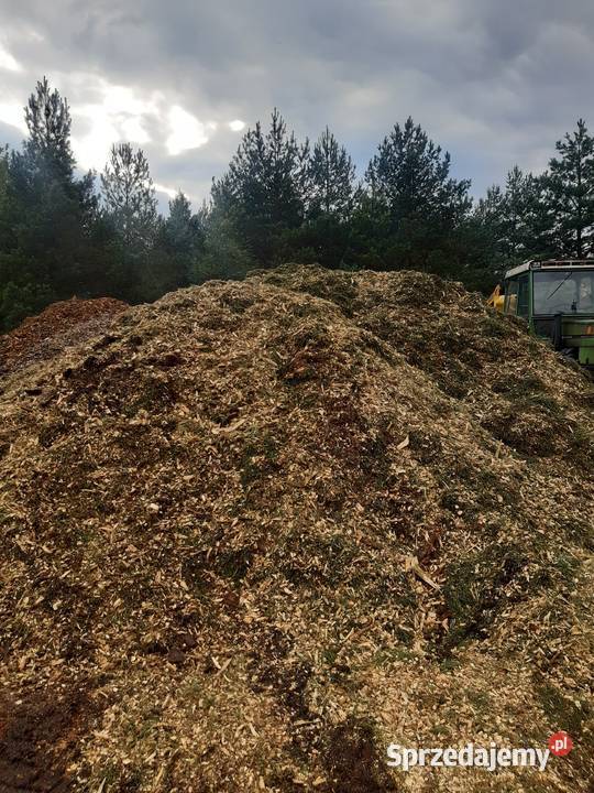 Zrębki leśne kompostowe sprzedam