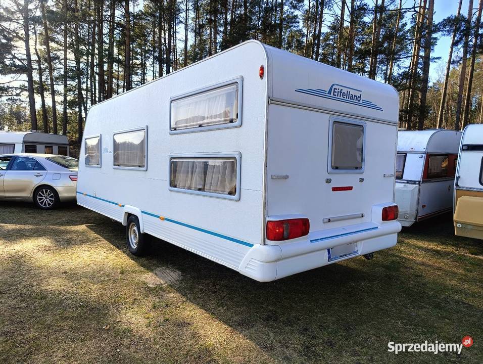 Przyczepa kempingowa Knaus Eifelland 2004r Łóżka KNAUS kujawsko-pomorskie Lipowa