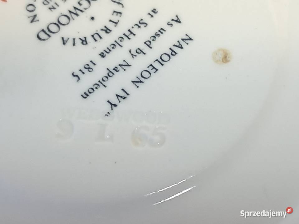 4x Wedgwood Napoleon Ivy talerzyki deserowe 17 Strzelce Krajeńskie