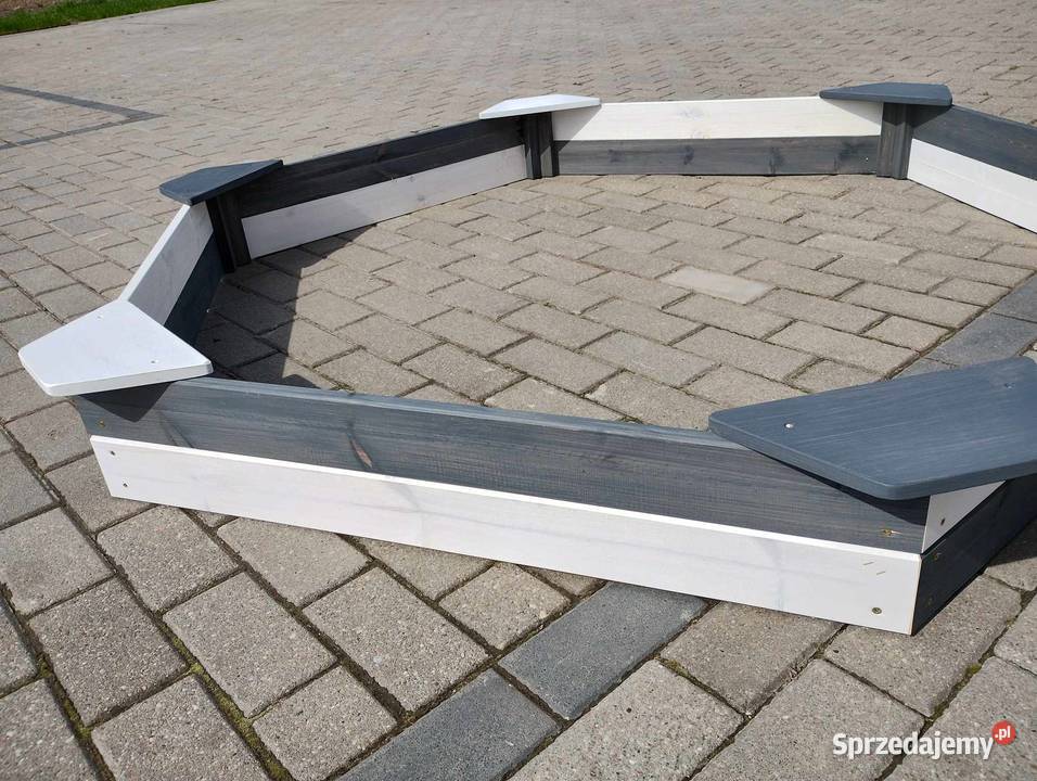 piaskownica drewniana sześciokątna kwadratowa kujawsko-pomorskie