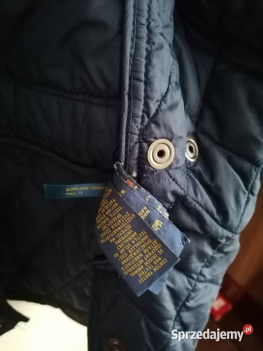 Pikowana granatowa kurtka damska wiosenno Konin