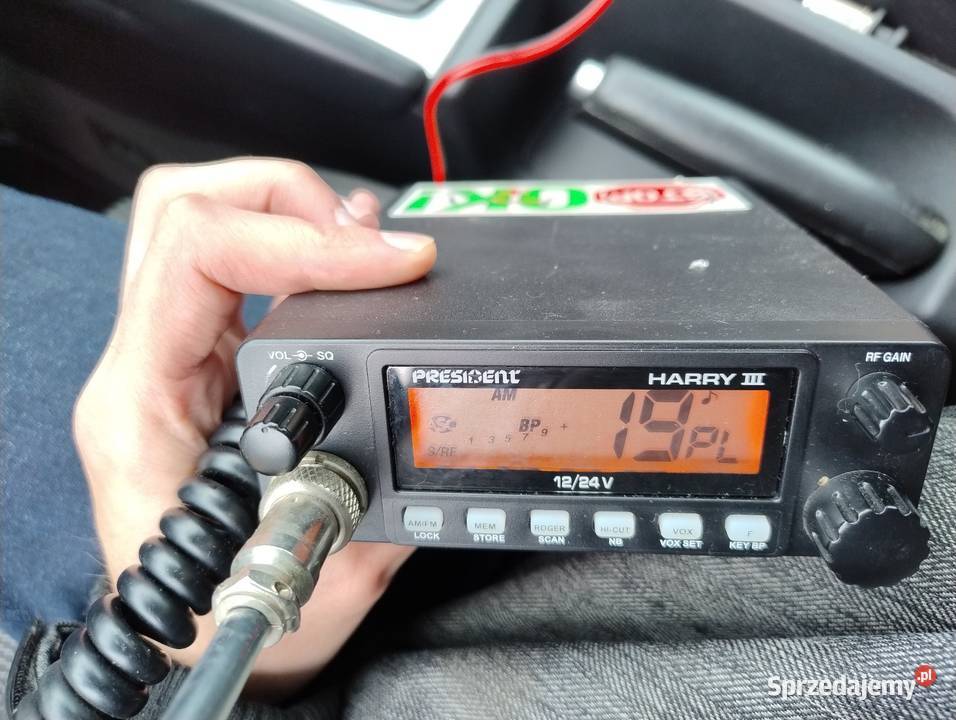 President Harry III z uchwytem antena Mega Będzin