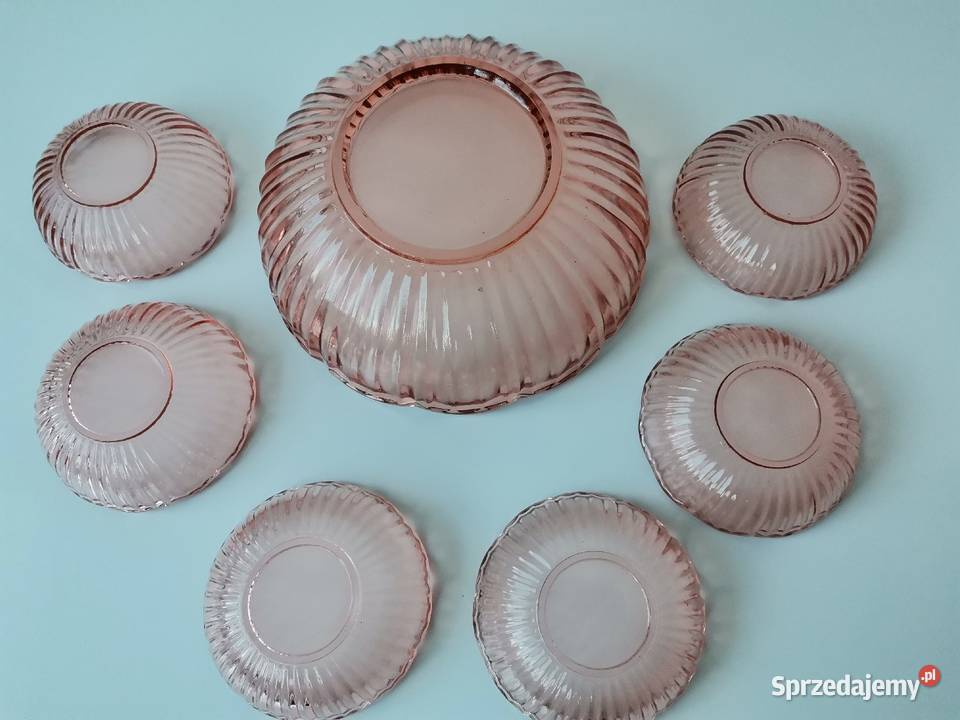 Stary nieużywany zestaw misa miseczki 16 stare Porcelana i szkło Katowice