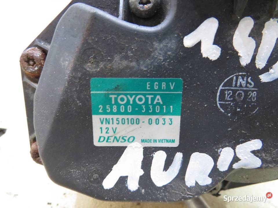ZAWÓR EGR AURIS II 14 D4D 2580033011 lubelskie
