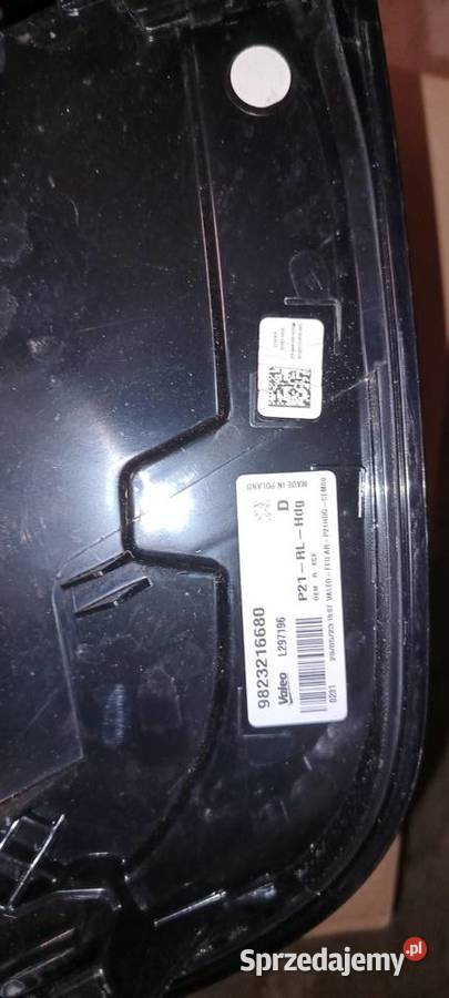 PEUGEOT 208 II LAMPA PRAWA TYŁ LED 9823216680 podkarpackie