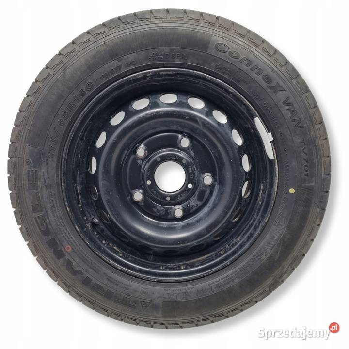 KOŁO ZAPASOWE Ford Transit Custom felga 21565 Rudka