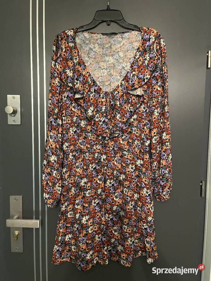 George sukienka modny wzór kwiaty floral viscoza kolorowy Choszczno sprzedam