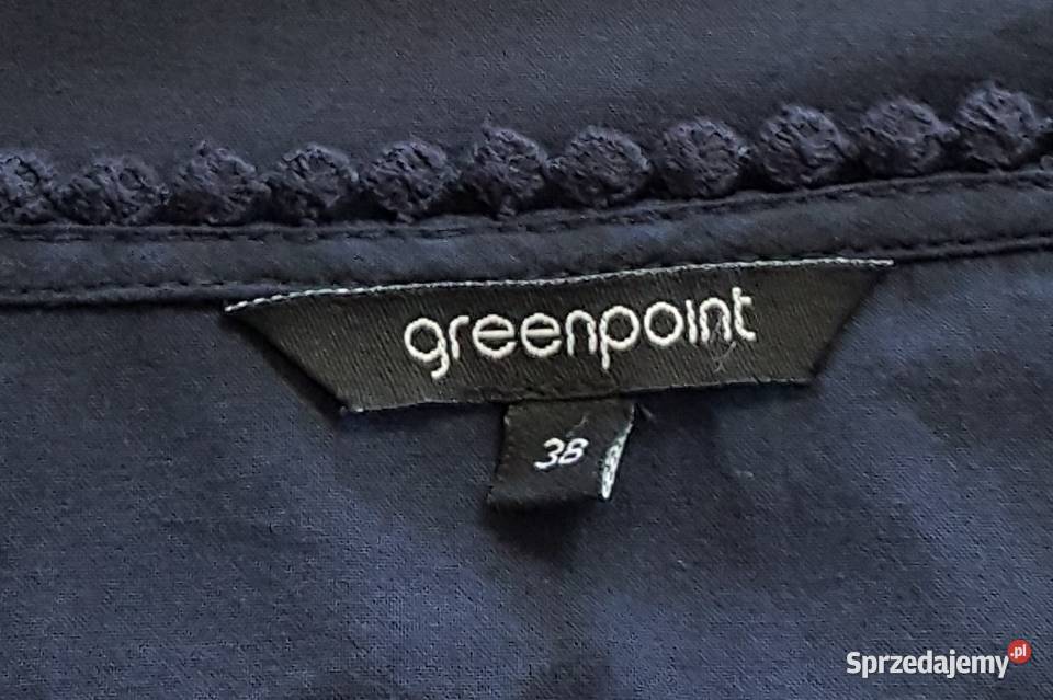 Damska bluzka granatowa bawełniana z krótkim małopolskie Chrzanów sprzedam