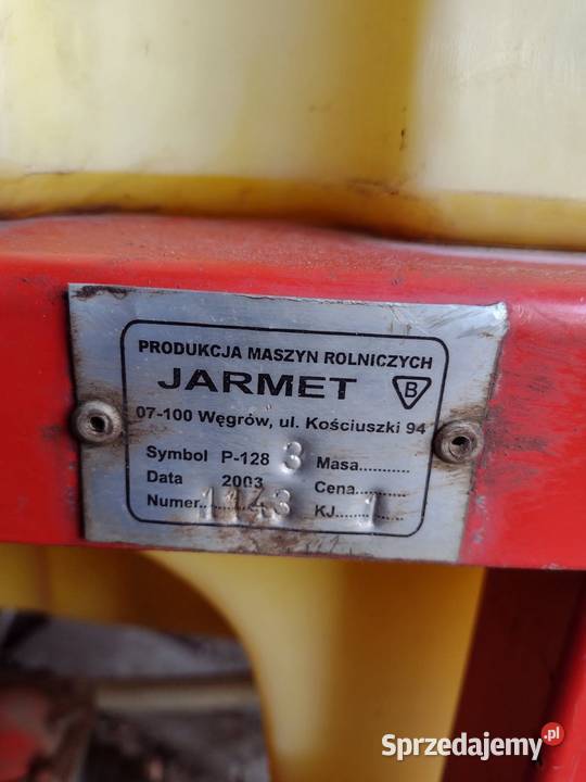Opryskiwacz Jarmet podkarpackie Jarosław sprzedam