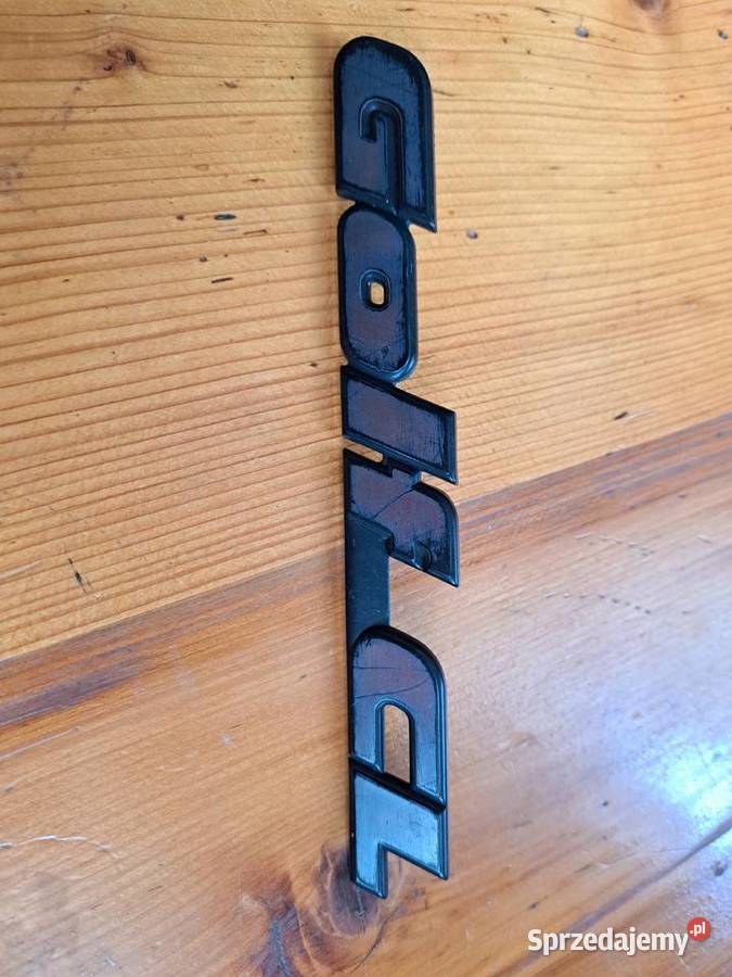 Emblemat VW Volkswagen Golf CL Golf II 1990 Brzesko