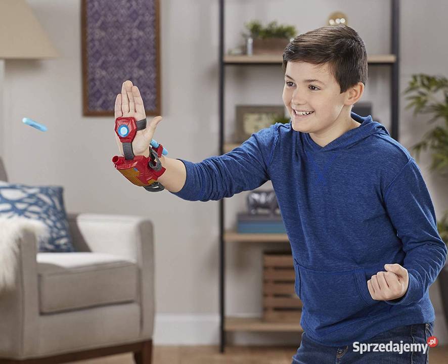 Nerf Repulsor Blaster IRON MAN Avengers Rękawica Mogilany