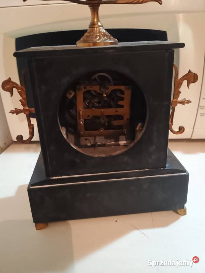 Kominkowy zegar marmurowy francuski Zegary Rzeszów