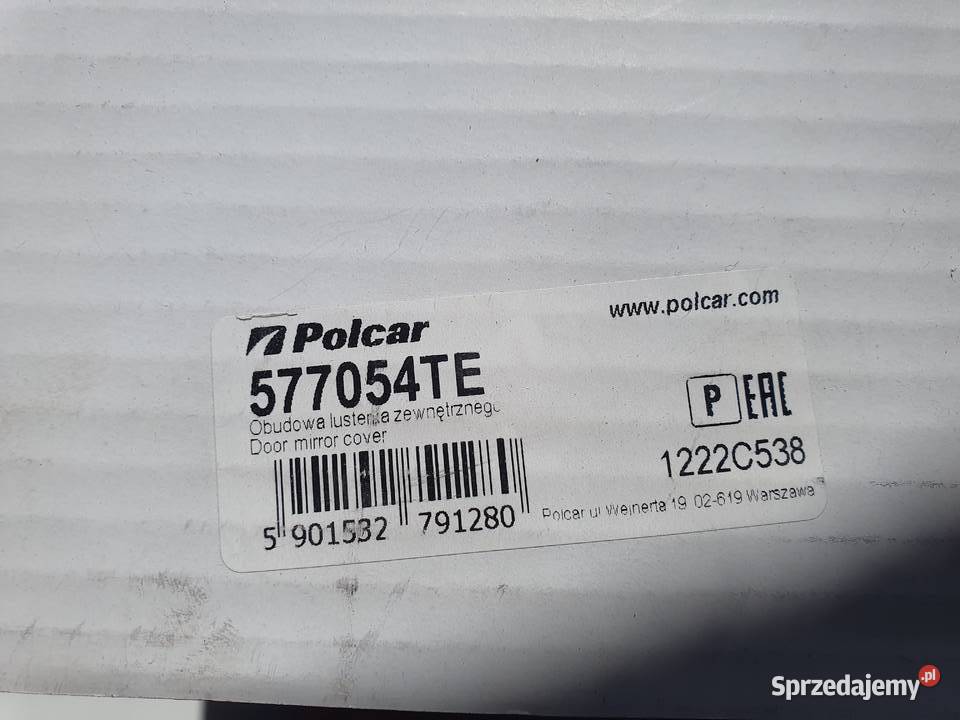 OBUDOWA NAKŁADKA LUSTERKO DUCATO JUMPER BOXER LE Pozostałe