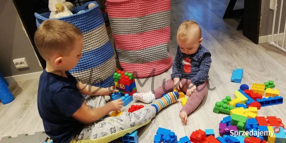 Kosz duży na zabawki bawełniany handmade różne Bydgoszcz