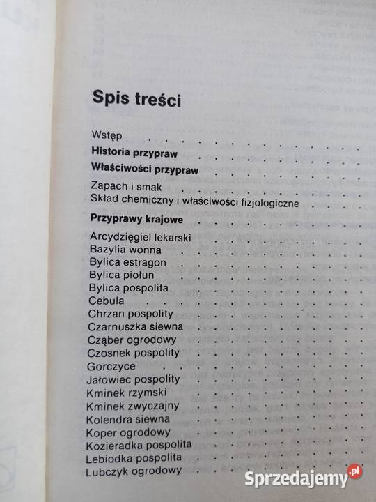 Ziołowe przyprawy kuchenne książki Warszawa miękka