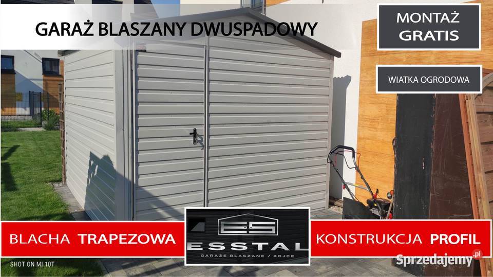 Garaż Blaszany Witaka Ogrodowa Schowek Ogrodowy 4m2 Sokółka sprzedam
