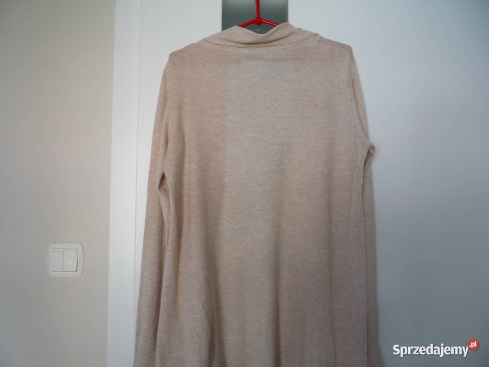 Reserved 40L 42XL Beżowy kardigan Sweter Szczecin sprzedam