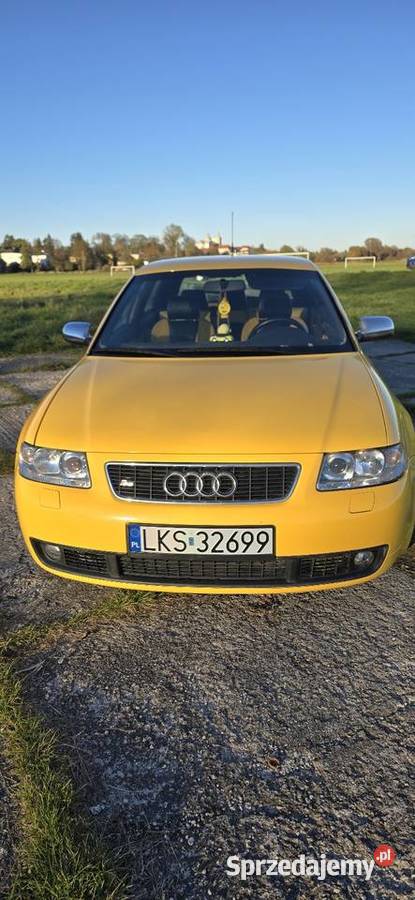 Audi S3 8L 18 T BLPG 210 AMK 2001 YELLOW OKAZJA napęd 4x4 S3 Krasnystaw
