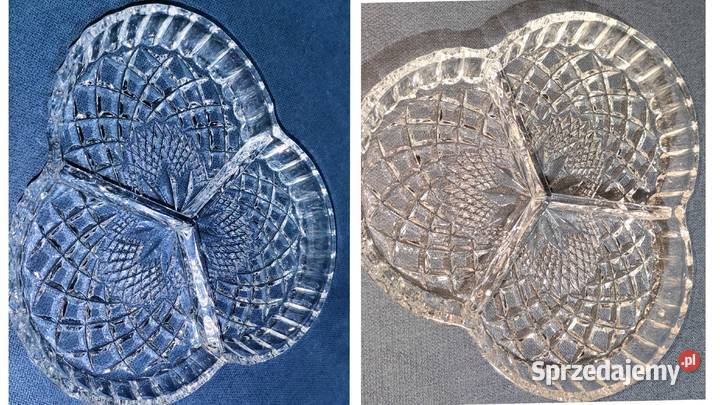 Zestaw szkła kryształowego miseczki patera i śląskie Bielsko-Biała