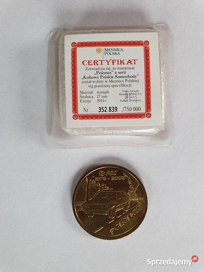 Kultowe Polskie Samochody Polonez Numizmatyka Andrychów
